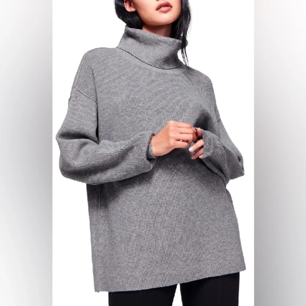 Free People Tunic Turtleneck Sweater